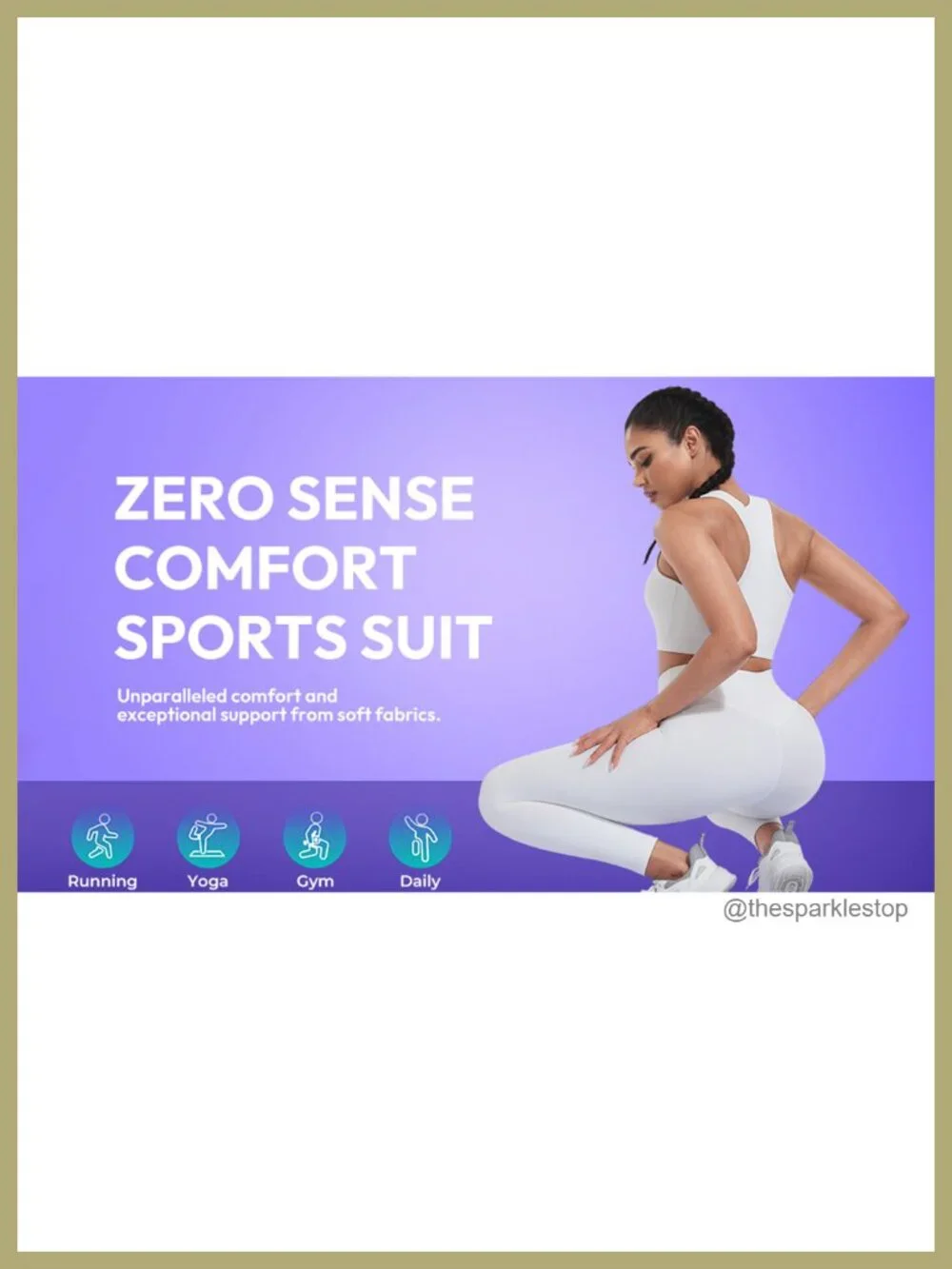 2 Piece Seamless Sports Bra & High Waisted Leggings Set